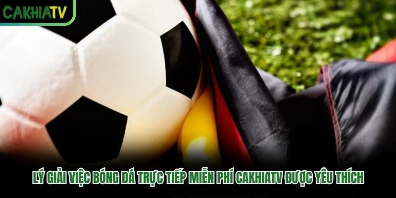 Lý giải việc bóng đá trực tiếp miễn phí CakhiaTV được yêu thích Lý giải việc bóng đá trực tiếp miễn phí CakhiaTV được yêu thích